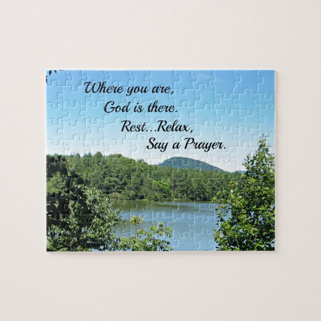 Puzzle Poème de la proximité de Dieu. (Horizontal)