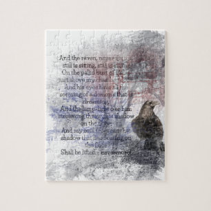 Puzzle Poème d'Edgar Allen Poe Raven