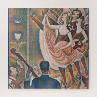 Pointilliste néo-impressionniste Can-can Seurat