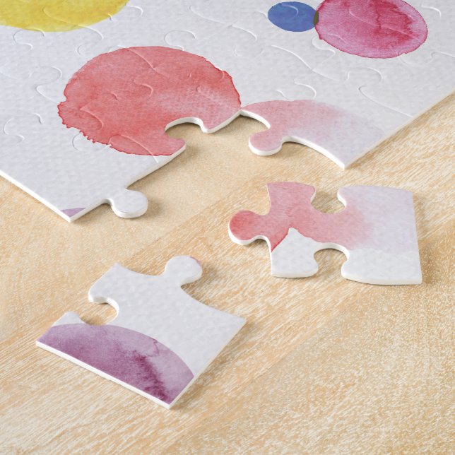 Puzzle Points aquarelle 1 (Côté)