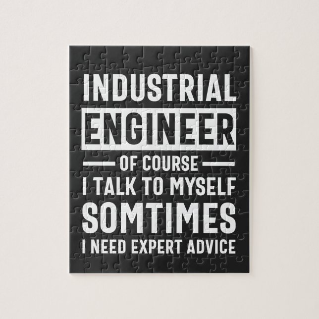 Puzzle Poison de Funny Industrial Engineer (Vertical)
