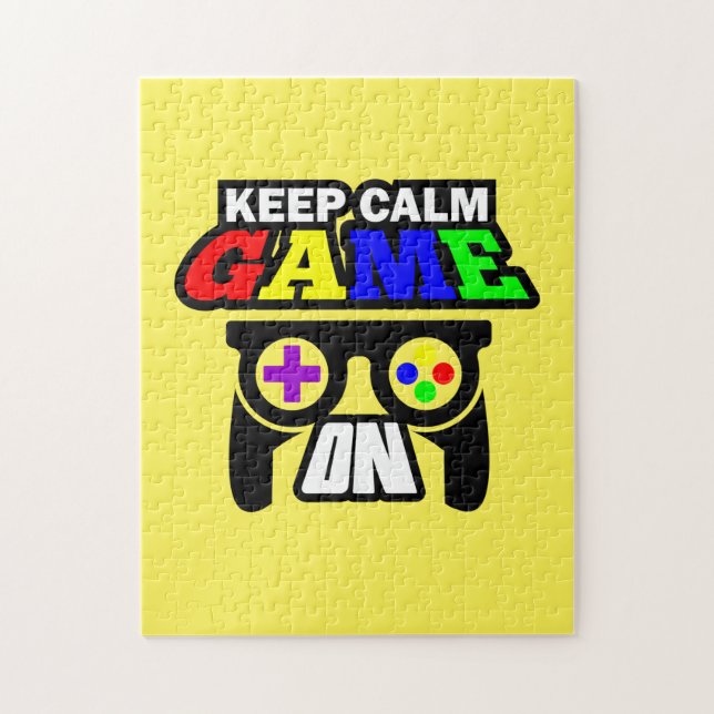 Puzzle Poison Keep Calm Game (Vertical)