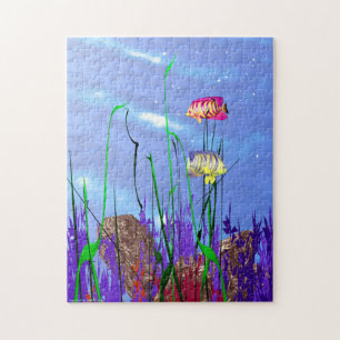 Puzzle Poisson-ange 3D coloré
