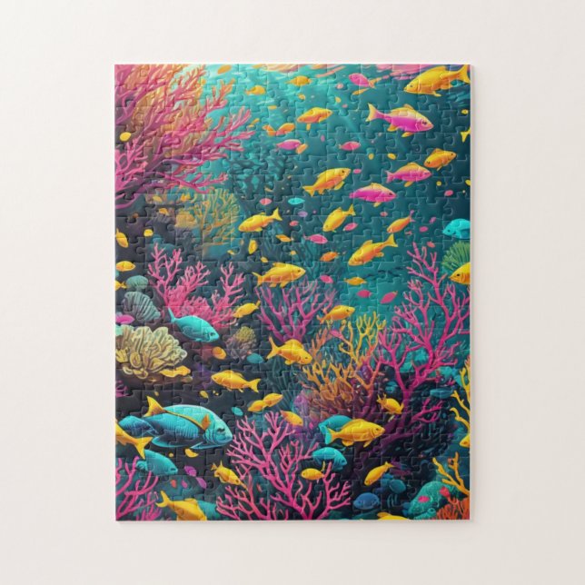 Puzzle Poisson de récif tropical (Vertical)