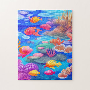 Puzzle Poisson Nage Sous L'Eau