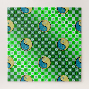 Puzzle Poissons & Chèvre de Métal