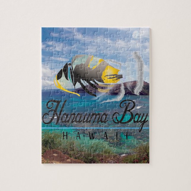 Puzzle Poissons d'état d'Hawaï - Humuhumunukunukuapua'a (Vertical)