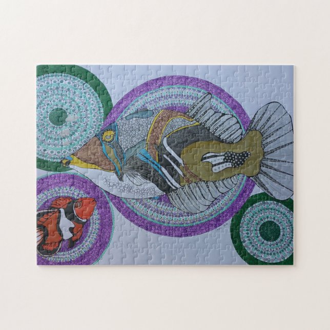 Puzzle Poissons heureux de déclencheur (Horizontal)