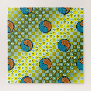 Puzzle Poissons & Singe de Bois