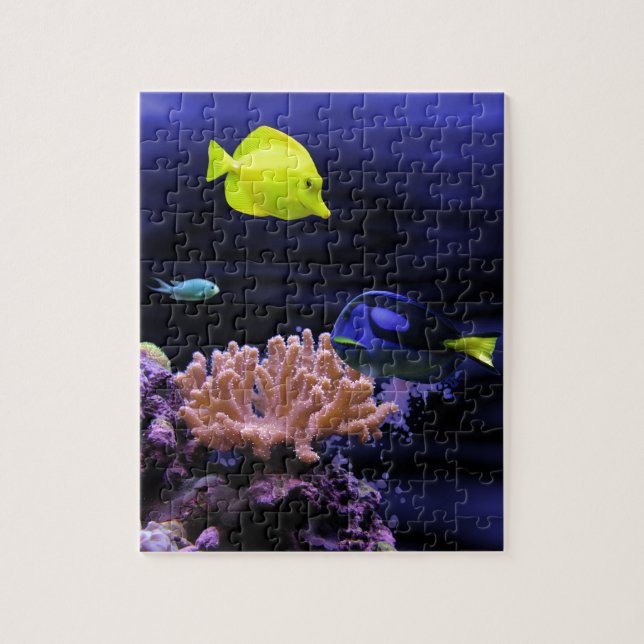 Puzzle Poissons tropicaux colorés (Vertical)