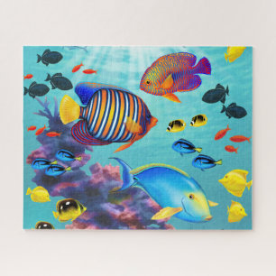 Puzzle Poissons tropicaux hawaïens de Molokini Cove