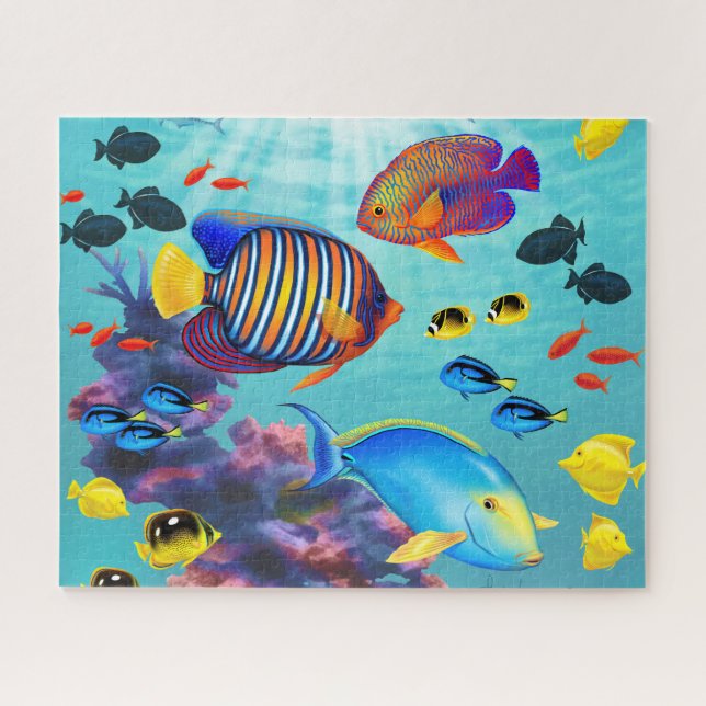 Puzzle Poissons tropicaux hawaïens de Molokini Cove (Horizontal)