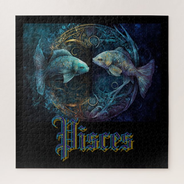 Puzzle Poissons Zodiaque (Vertical)