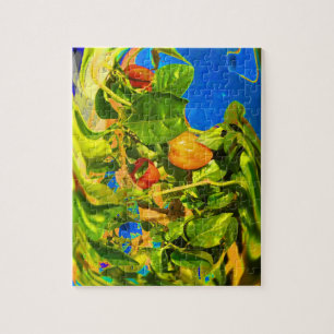 Puzzle Poivrons de Habanero sur la photo Trippy de plante