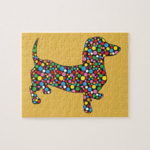 Puzzle Polka Dot Dachshund
