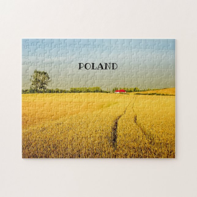 Puzzle Polska Pologne Campagne campagne paysage de villag (Horizontal)