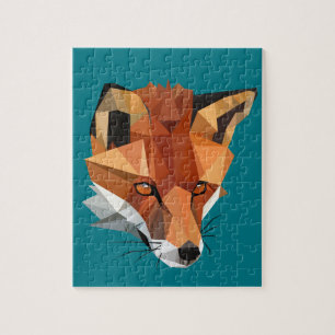 Puzzle Polygon Fox Custom