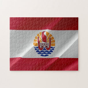 Puzzle Polynésie française - Drapeau