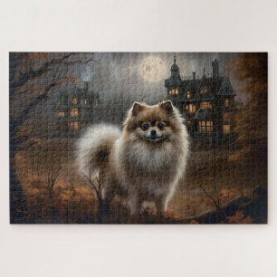 Puzzle Pomeranian Halloween Épouvantable