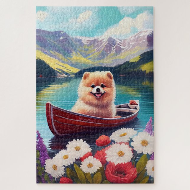 Puzzle Poméranien à la pagaie : une aventure Pittoresque (Vertical)