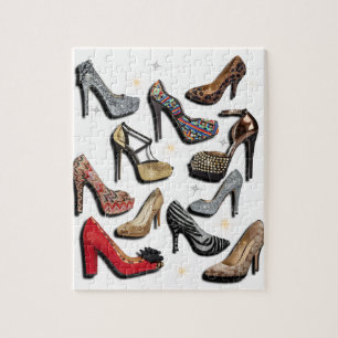 Puzzle Pompes de mode d'étincelle de collage de chaussure
