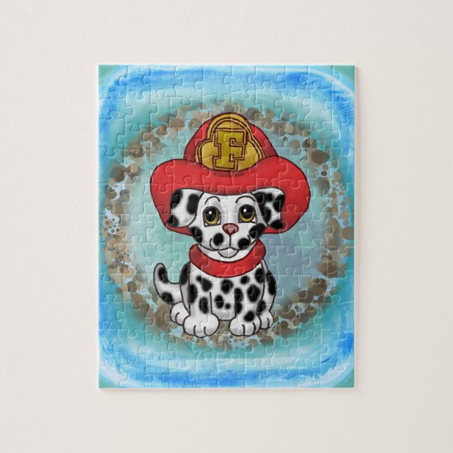 Puzzle Pompier Chien Chien Chien Chien Chien Chien Chien  (Vertical)