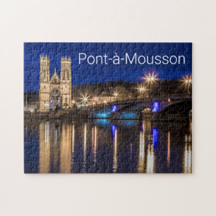 Puzzle Pont a Mousson Panorama avec Moselle Souvenir