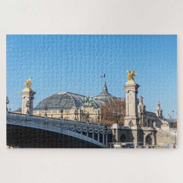 Puzzle Pont Alexandre III et Grand Palais par une journée (Horizontal)