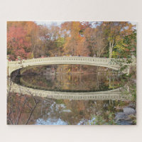 Pont Bow Réflexion Pittoresque Automne Central Par
