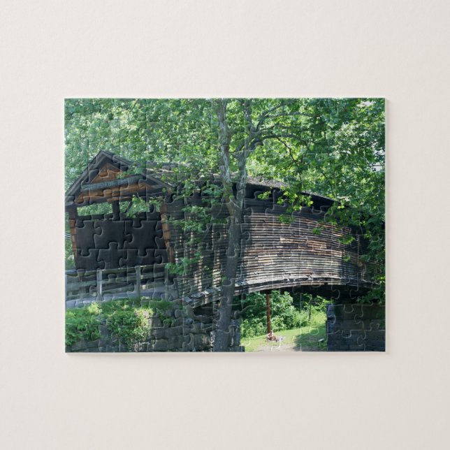 Puzzle Pont couvert de bosse (Horizontal)