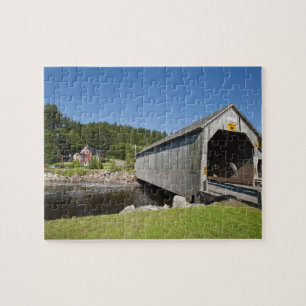 Puzzle Pont couvert de la rivière Irish, St. Martins, Nou
