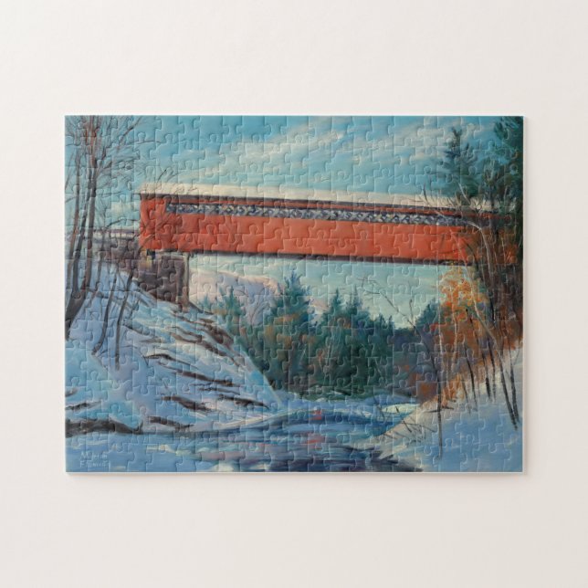 Puzzle Pont couvert du Vermont (Horizontal)