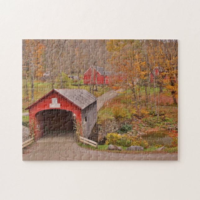 Puzzle Pont couvert du Vermont (Horizontal)