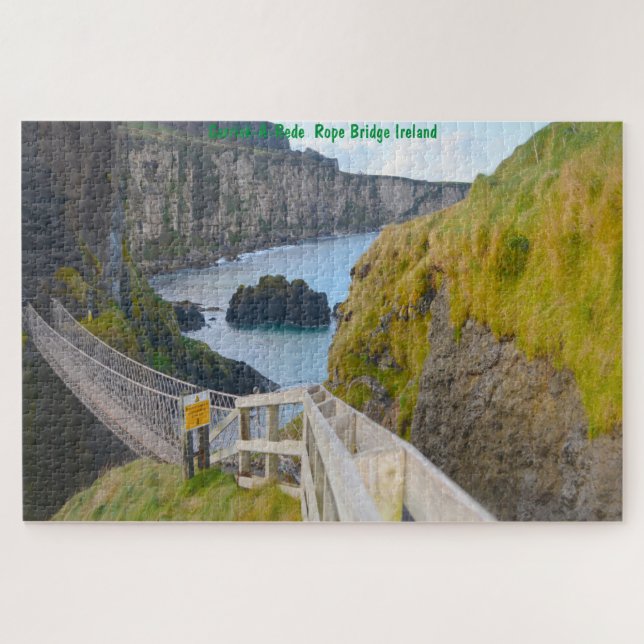 Puzzle Pont de corde Carrick-A-Rede Irlande (Horizontal)