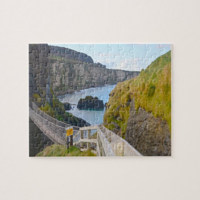 Puzzle Pont de corde de Carrick-A-Rede Irlande (Horizontal)