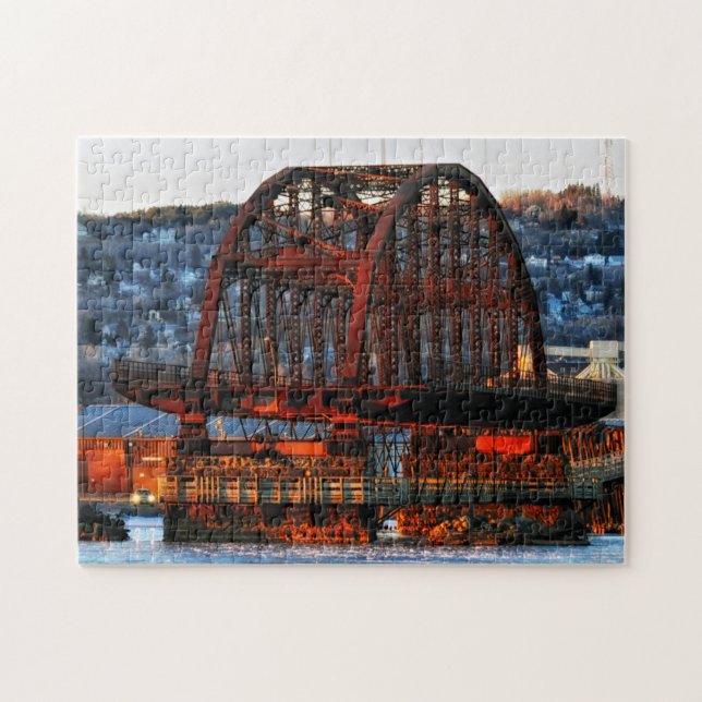 Puzzle Pont de la baie de St. Louis Duluth Minnesota (Horizontal)
