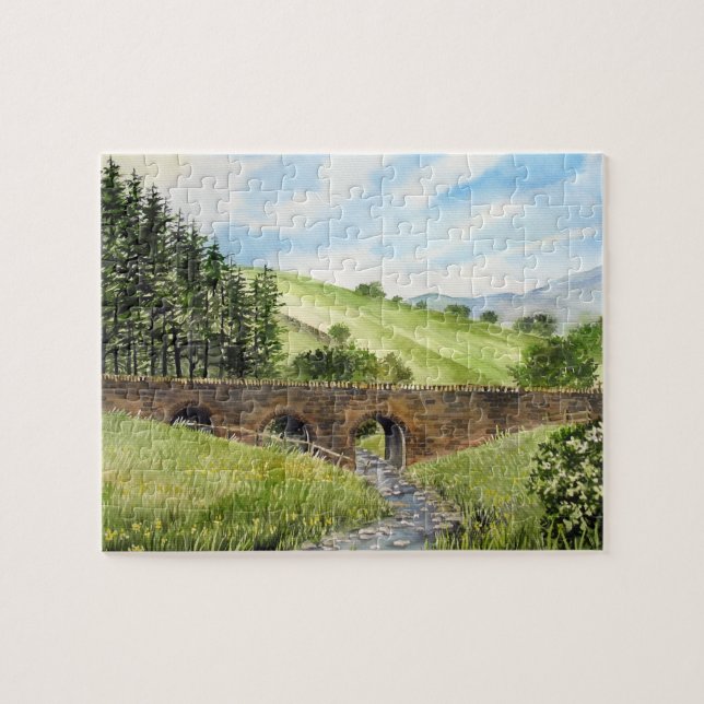 Puzzle Pont de Scawgill au-dessus de la rivière Aiken, di (Horizontal)