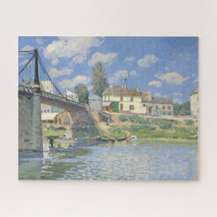 Puzzle Pont de Villeneu par Sisley Impressionist Paint