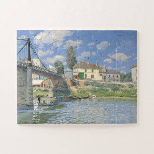 Puzzle Pont de Villeneu par Sisley Impressionist Paint