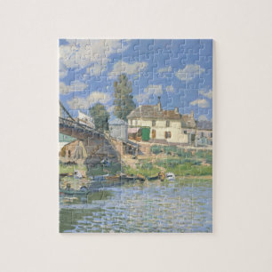 Puzzle Pont de Villeneu par Sisley Impressionist Paint