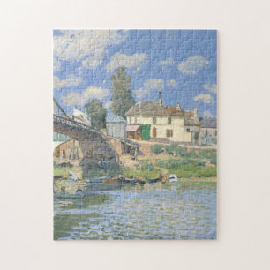 Puzzle Pont de Villeneu par Sisley Impressionist Paint