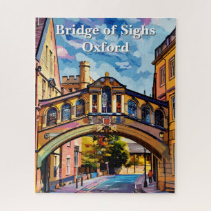 Puzzle Pont des Soupirs à Oxford Gouache