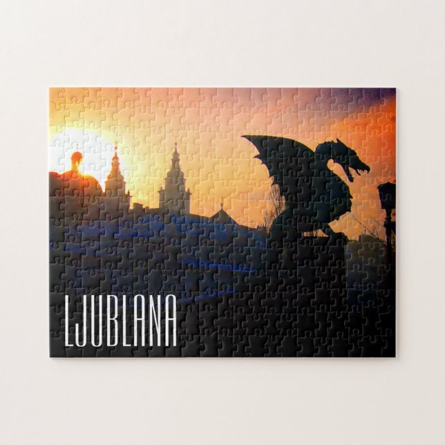 Puzzle pont dragon ljubljana slovenia (Horizontal)