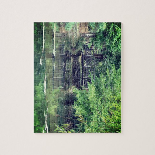 Puzzle Pont et eau (Vertical)