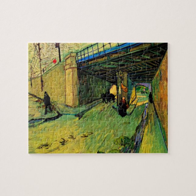 Puzzle Pont ferroviaire sur Montmajour par Vincent van Go (Horizontal)