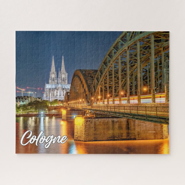 Puzzle Pont Hohenzollern, Cologne, Allemagne (Horizontal)