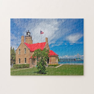 Puzzle Pont Mackinac Michigan.