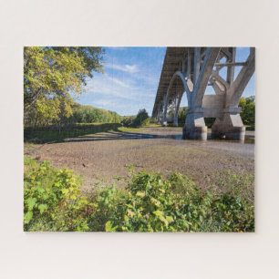 Puzzle pont mendota traversant le parc de snelling fort