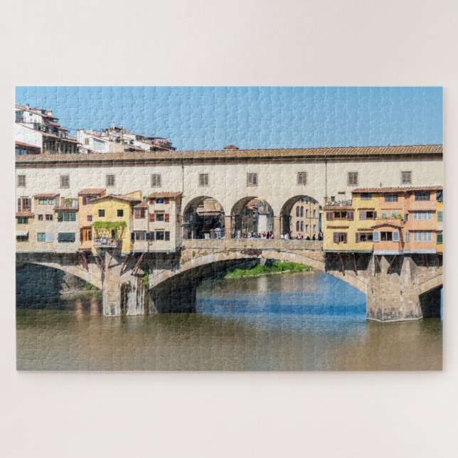 Puzzle Pont Ponte Vecchio - Florence, Toscane, Italie (Horizontal)