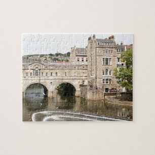 Puzzle Pont Pulteney, Avon River, Bath, Angleterre